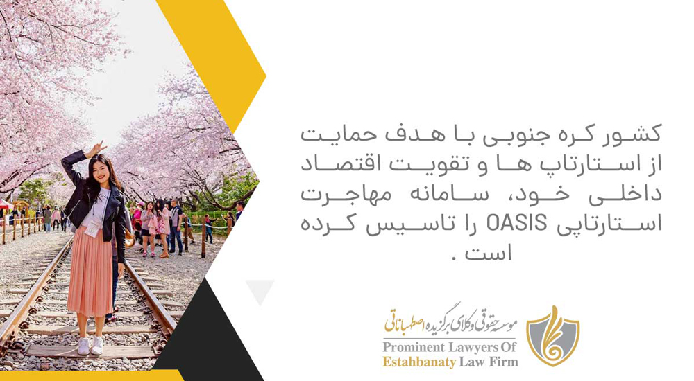 تاسیس سامانه مهاجرت استارتاپی OASIS توسط کره جنوبی